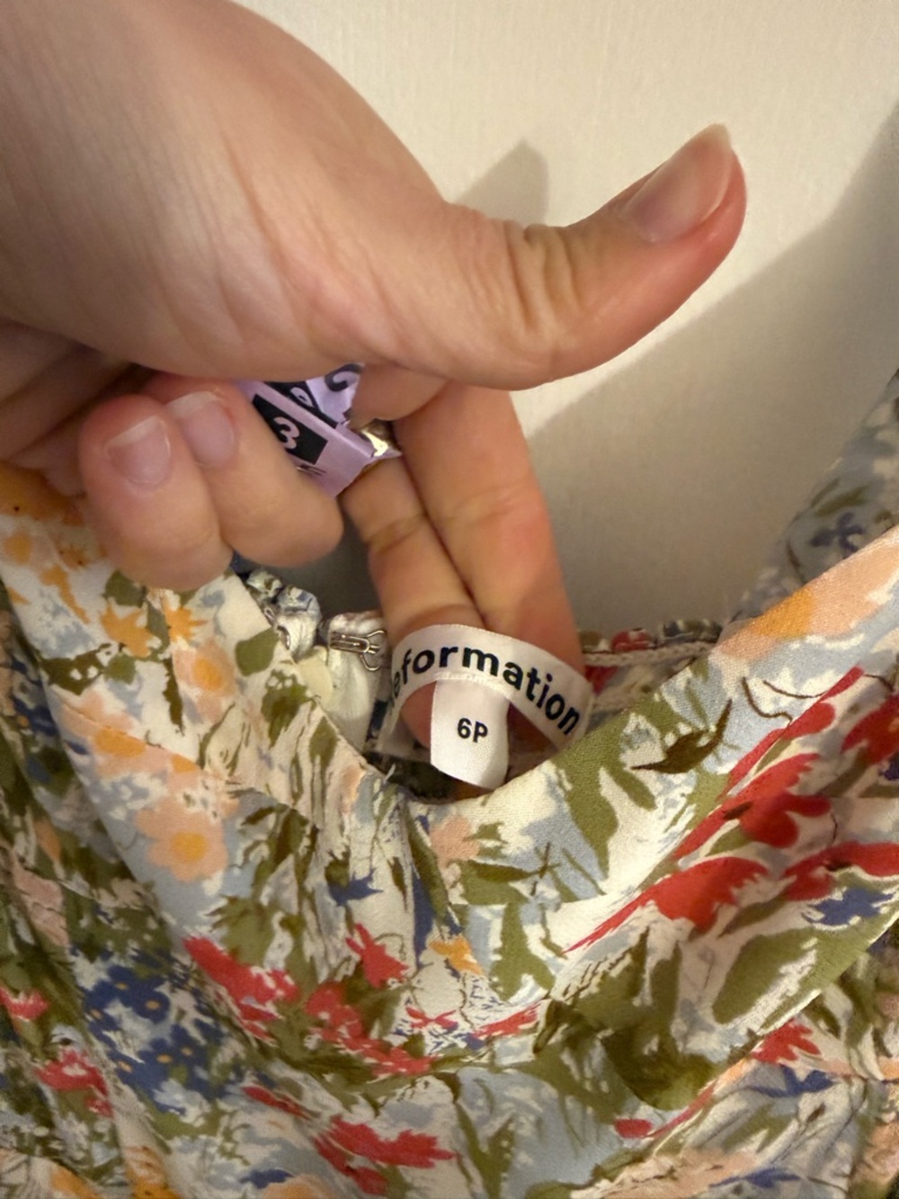 Reformation Floral Tie-Shoulder Maxi Dress in Multi - Picture 2 of 2